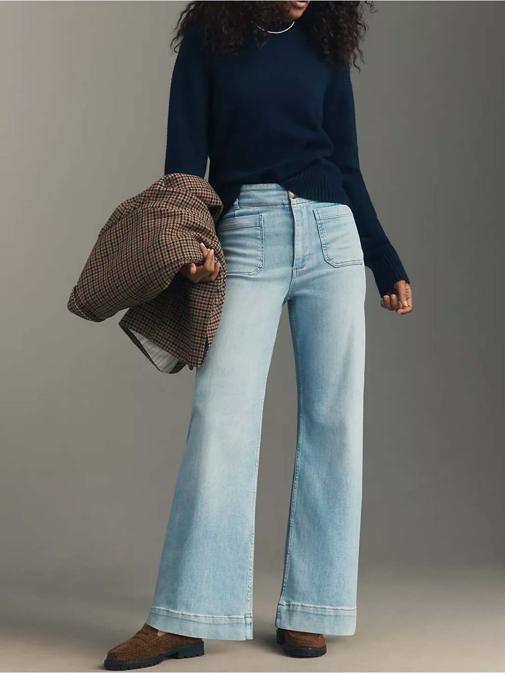 Maeve by Anthropologie Colette High-Rise Wide-Leg Full-Length Jeans
